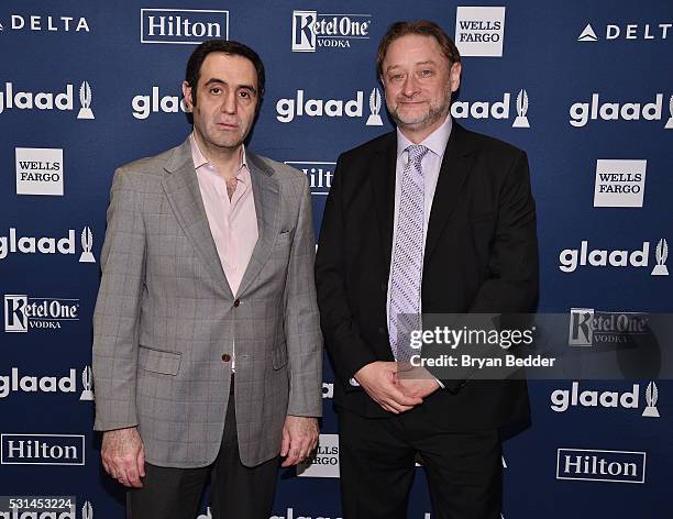 Darren Dean attends the at the 27th Annual GLAAD Media Awards in New York on May 14, 2016 in New York City.