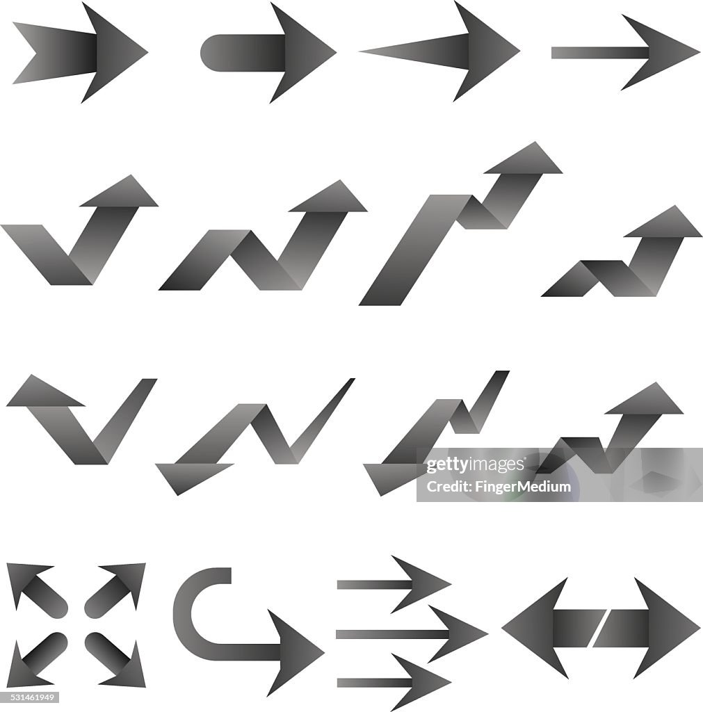 Arrows Rastr Arrows High-Res Vector Graphic - Getty Images