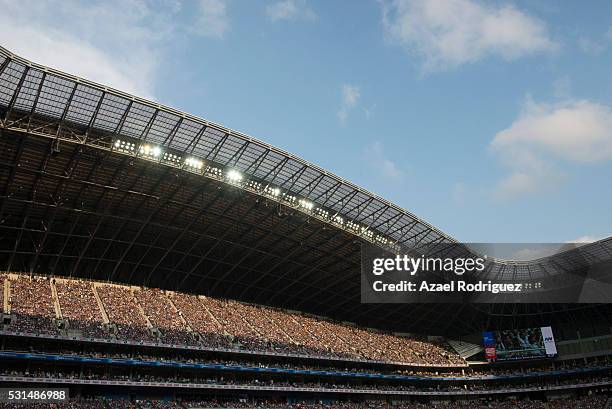 General view of the BBVA Stadium during the quarter finals second leg match between Monterrey and Tigres UANL as part of the Clausura 2016 Liga MX at...