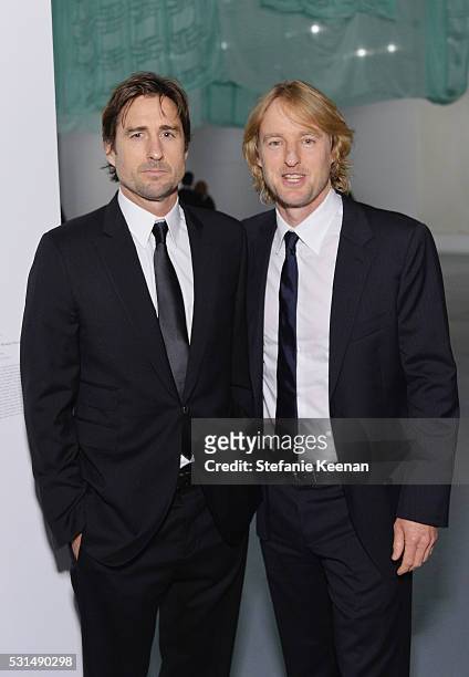 Actors Luke Wilson and Owen Wilson attend the MOCA Gala 2016 at The Geffen Contemporary at MOCA on May 14, 2016 in Los Angeles, California.