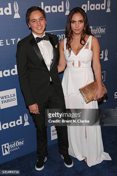 Jackson Riemerschmid and guest attend the 27th Annual GLAAD Media Awards held at The Waldorf=Astoria on May 14, 2016 in New York City.