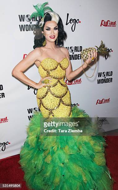 Manila Luzon attends the finale of Logo's "RuPaul's Drag Race" Season 8 at The Orpheum Theatre on May 10, 2016 in Los Angeles, California.