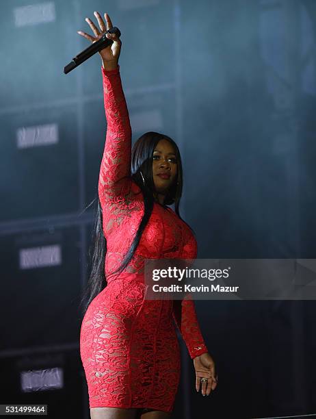 Recording artist Remy Ma performs onstage during "The Formation World Tour" at the Rose Bowl on May 14, 2016 in Pasadena, California.