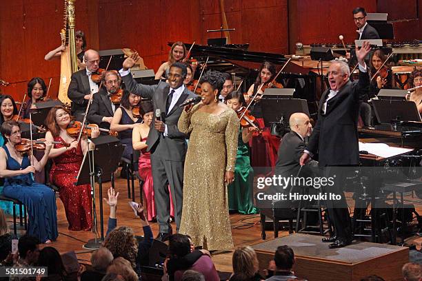 New York Philharmonic presents "New Year's Eve: A Gershwin Celebration" at Avery Fisher Hall on Wednesday night, December 31, 2014.This image:Norm...