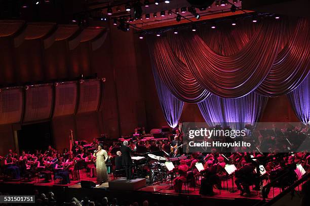 New York Philharmonic presents "New Year's Eve: A Gershwin Celebration" at Avery Fisher Hall on Wednesday night, December 31, 2014.This image:Dianne...