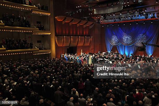 New York Philharmonic presents "New Year's Eve: A Gershwin Celebration" at Avery Fisher Hall on Wednesday night, December 31, 2014.This image:Norm...