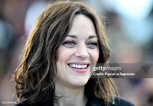 Actress Marion Cotillard attends the "From The Land Of The Moon " photocall during the 69th annual Cannes Film Festival at the Palais des Festivals...