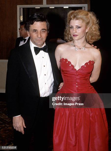 Peter Falk and Shera Danese circa 1981 in Los Angeles, California.