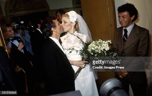 Peter Falk and Shera Danese circa 1977 in Los Angeles, California.