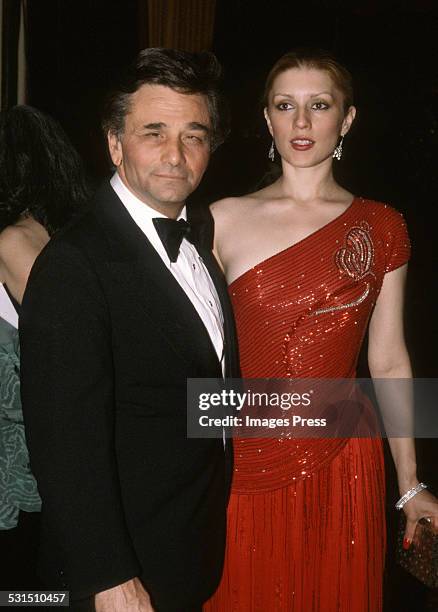 Peter Falk and Shera Danese circa 1981 in Los Angeles, California.