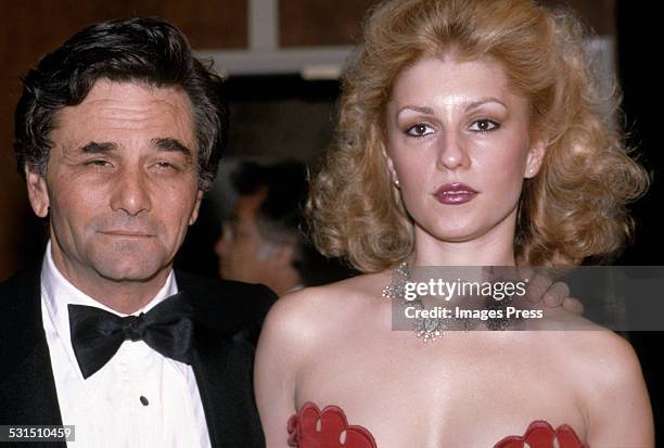 Peter Falk and Shera Danese circa 1981 in Los Angeles, California.