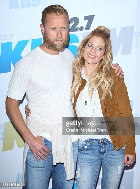 Valeri Bure and Candace Cameron Bure arrive at 102.7 KIIS FM's Wango Tango 2016 held at StubHub Center on May 14, 2016 in Carson, California.