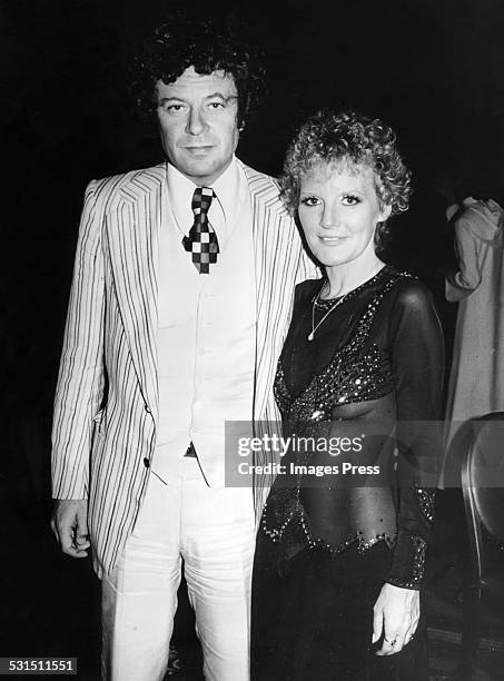 Petula Clark and Claude Wolff circa 1975 in New York City.