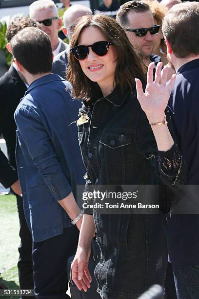 Marion Cotillard attends the "From The Land And The Moon " Photocall during the 69th annual Cannes Film Festival on May 15, 2016 in Cannes, France.