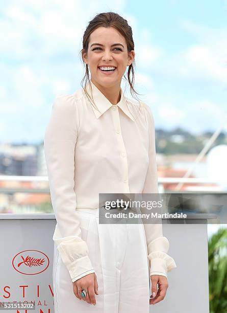 Riley Keough attends the 'American Honey' photocall during the 69th annual Cannes Film Festival at the Palais des Festivals on May 15, 2016 in...