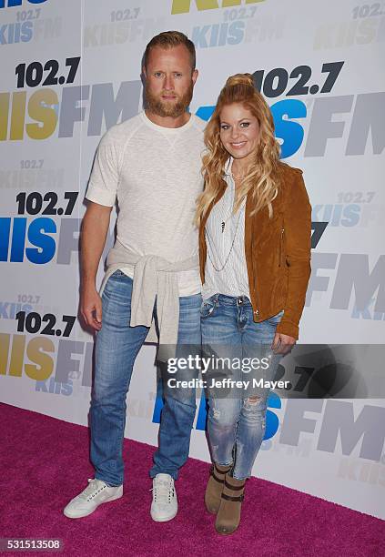 Former NHL player Valeri Bure and actress Candace Cameron-Bure attend the 102.7 KIIS FM's Wango Tango 2016 at the StubHub Center on May 14, 2016 in...