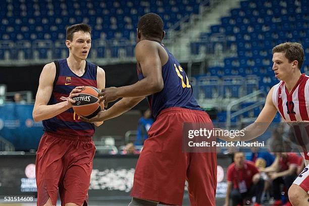 Rodions Kurucs, #11 of U18 FC Barcelona Lassa in action during the Turkish Airlines Euroleague Basketball Adidas Next Generation Tournament...