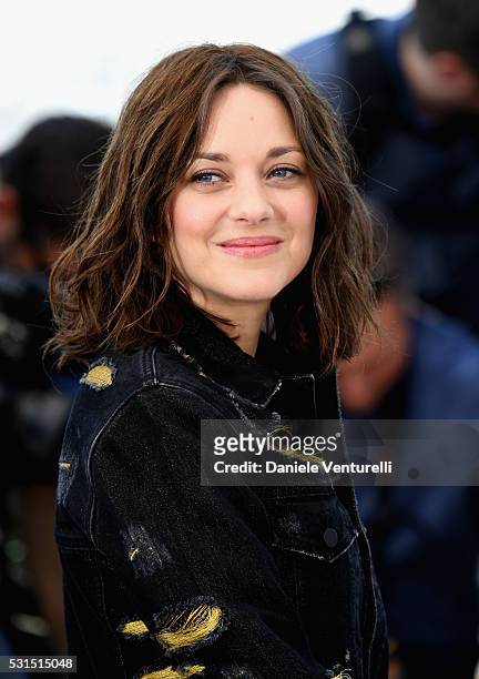 Actress Marion Cotillard attends the "From The Land Of The Moon " photocall during the 69th annual Cannes Film Festival at the Palais des Festivals...