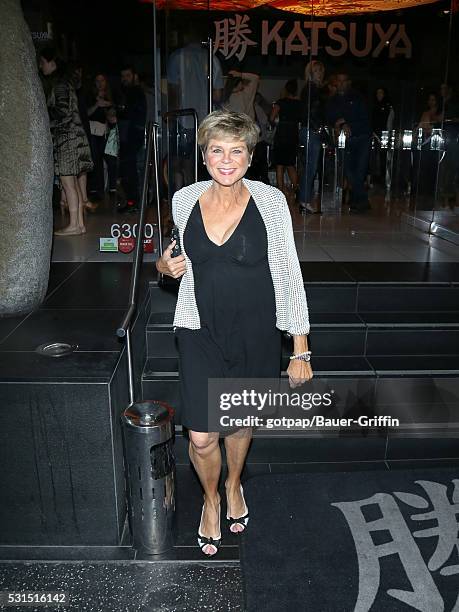 Kristine DeBell is seen on May 14, 2016 in Los Angeles, California.