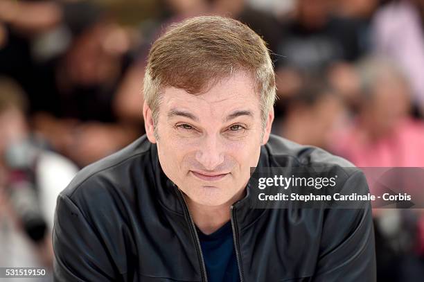 Director Shane Black attends "The Nice Guys" photocall during the 69th annual Cannes Film Festival at the Palais des Festivals on May 15, 2016 in...