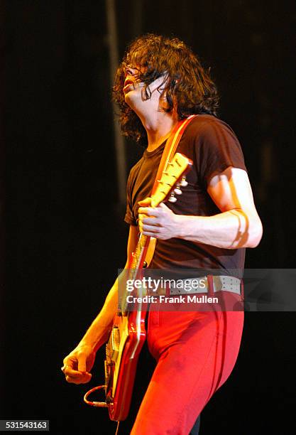 The White Stripes during Voodoo Music Experience 2003 - Day Three at City Park in New Orleans, Louisiana, United States.