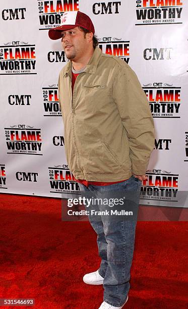 Uncle Kracker during CMT 2004 Flame Worthy Video Music Awards - Arrivals at Gaylord Entertainment Center in Nashville, Tennessee, United States.