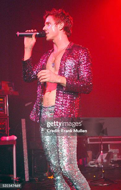 Jake Shears of Scissor Sisters during Scissor Sisters - Tour Opener - November 29, 2004 at The Roxy in Atlanta, Georgia, United States.