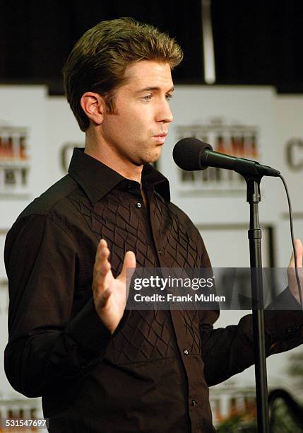 Josh Turner, presenter Video Director of the Year during CMT 2004 Flame Worthy Video Music Awards - Press Room at Gaylord Entertainment Center in...