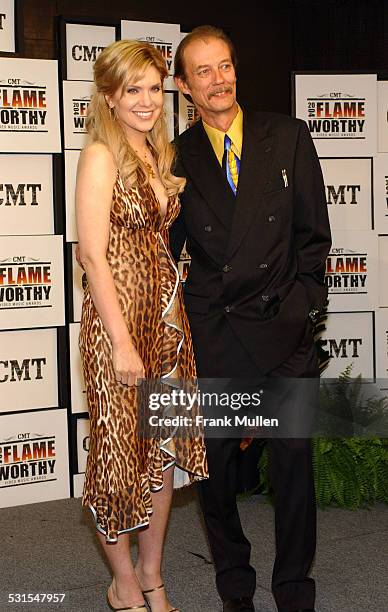 Alison Krauss and Tony Rice during CMT 2004 Flame Worthy Video Music Awards - Press Room at Gaylord Entertainment Center in Nashville, Tennessee,...