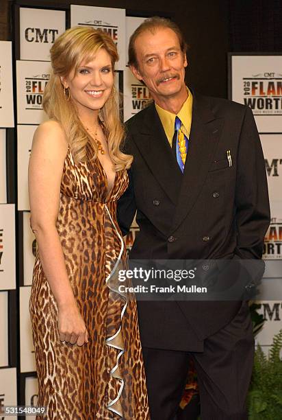 Alison Krauss and Tony Rice during CMT 2004 Flame Worthy Video Music Awards - Press Room at Gaylord Entertainment Center in Nashville, Tennessee,...