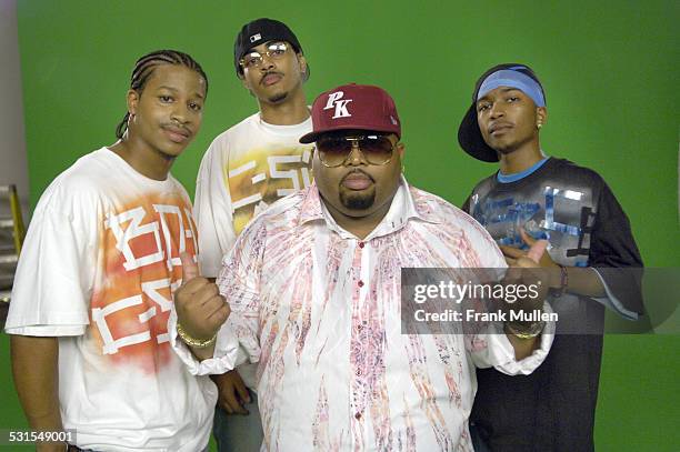 Side w/Jazze Pha during C-Side video shoot for Myspace Freak.