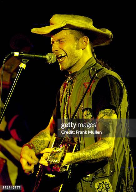 Hank Williams III during Hank Williams III in Concert - Tour Opener - March 30, 2005 at Masquerade in Atlanta, Georgia, United States.