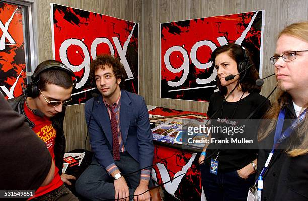 Fab Morettir and Albert Hammond of the Strokes during 11th Annual Music Midtown Festival - Day 2 - Backstage and Audience at Midtown and Downtown...