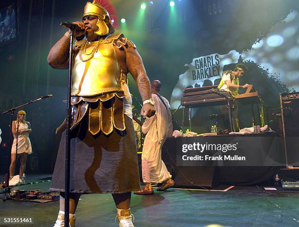 Cee-Lo Green and Danger Mouse of Gnarls Barkley during Gnarls Barkley in Concert at Tabernacle - October 1, 2006 at Tabernacle in Atlanta, Georgia,...