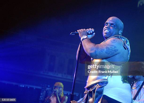 Cee-Lo Green of Gnarls Barkley during Gnarls Barkley in Concert at Tabernacle - October 1, 2006 at Tabernacle in Atlanta, Georgia, United States.