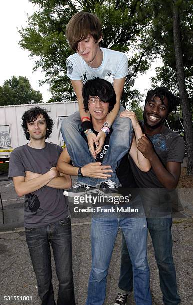Bloc Party during 12th Annual Music Midtown Festival - Day 2 - Backstage and Audience at Midtown and Downtown Atlanta in Atlanta, Georgia, United...
