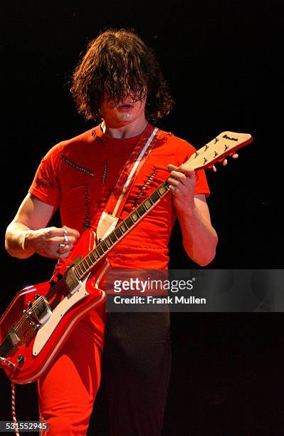 The White Stripes perform at 99X's The Big Rock at Stone Mountain Park in Atlanta, June 20, 2003.