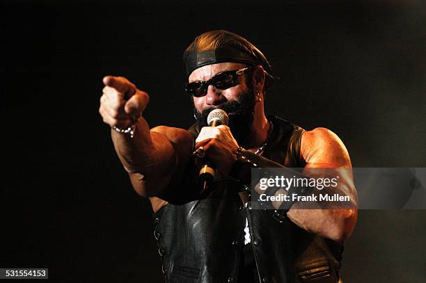 Macho Man Randy Savage during Voodoo Music Experience 2003 at City Park in New Orleans, Louisiana, United States.