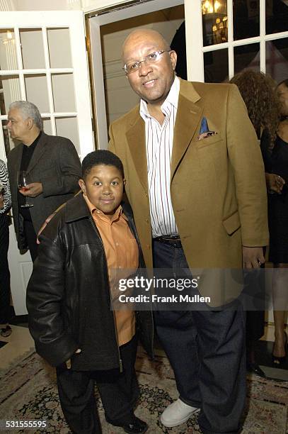 Emmanuel Lewis and Charles Mathis during SunTrust Honors Its 2007 GRAMMY Nominees - February 25, 2007 at Charles Mathis Residence in Atlanta,...