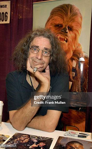 Actor Peter Mayhew appears in the "Walk of Fame" at Dragon*Con on September 1, 2007 in Atlanta, Georgia.