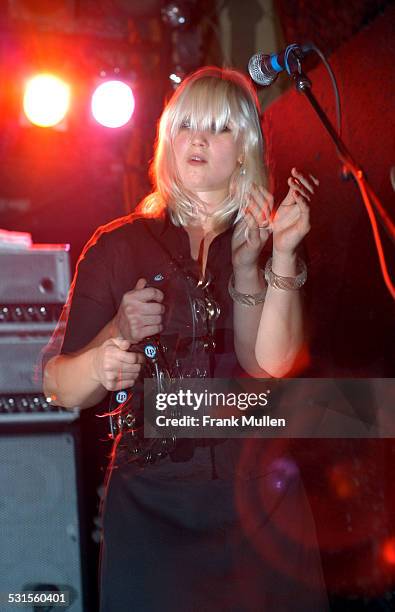 The Raveonettes during The Raveonettes in Concert - Atlanta - October 9, 2003 at Echo Lounge in Atlanta, Georgia, United States.