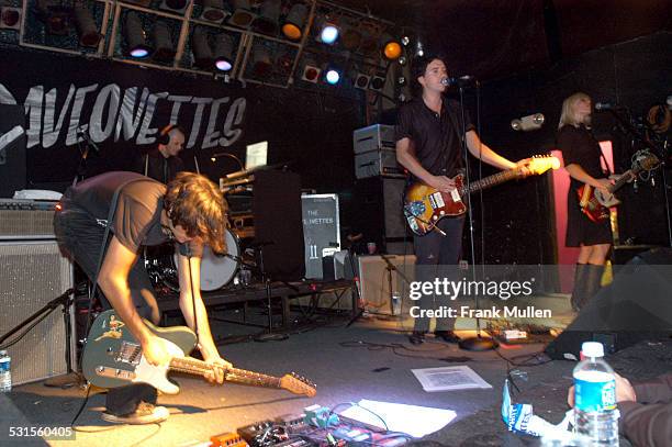 The Raveonettes during The Raveonettes in Concert - Atlanta - October 9, 2003 at Echo Lounge in Atlanta, Georgia, United States.