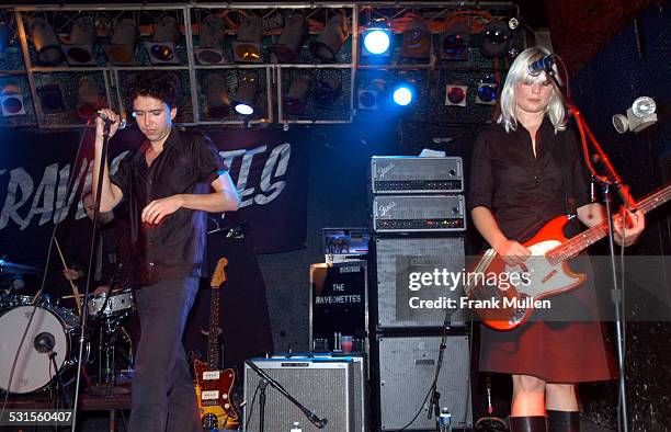 The Raveonettes during The Raveonettes in Concert - Atlanta - October 9, 2003 at Echo Lounge in Atlanta, Georgia, United States.