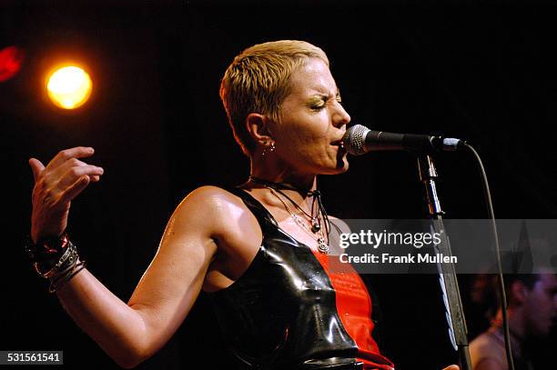 Joan Jett and the Blackhearts during CMJ Music Marathon 2003, Day 3 - Showcases - Joan Jett and the Blackhearts at Warsaw in New York, New York,...