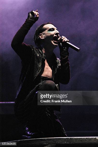 Marilyn Manson during Voodoo Music Experience 2003 - Day Two at City Park in New Orleans, Louisiana, United States.