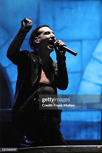 Marilyn Manson during Voodoo Music Experience 2003 - Day Two at City Park in New Orleans, Louisiana, United States.