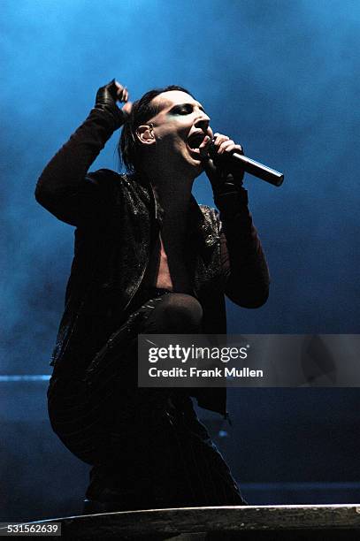 Marilyn Manson during Voodoo Music Experience 2003 - Day Two at City Park in New Orleans, Louisiana, United States.