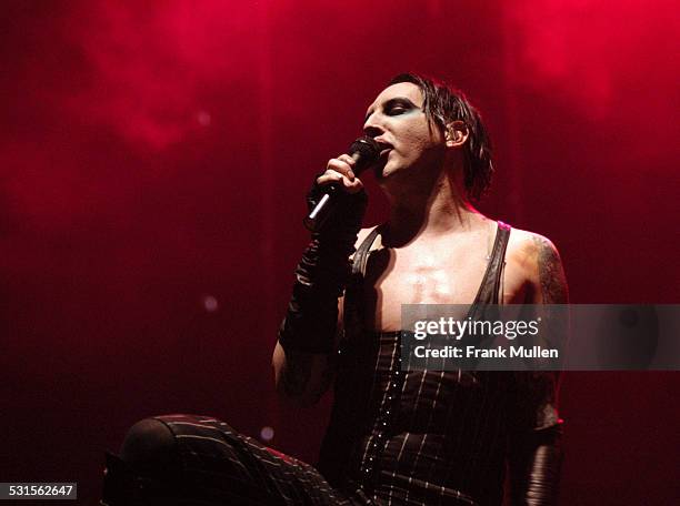 Marilyn Manson during Voodoo Music Experience 2003 - Day Two at City Park in New Orleans, Louisiana, United States.