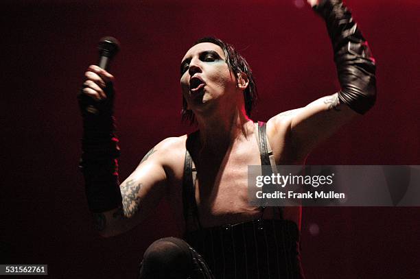 Marilyn Manson during Voodoo Music Experience 2003 - Day Two at City Park in New Orleans, Louisiana, United States.