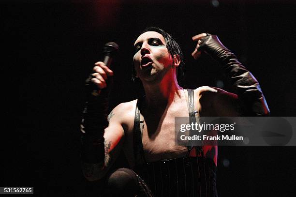 Marilyn Manson during Voodoo Music Experience 2003 - Day Two at City Park in New Orleans, Louisiana, United States.